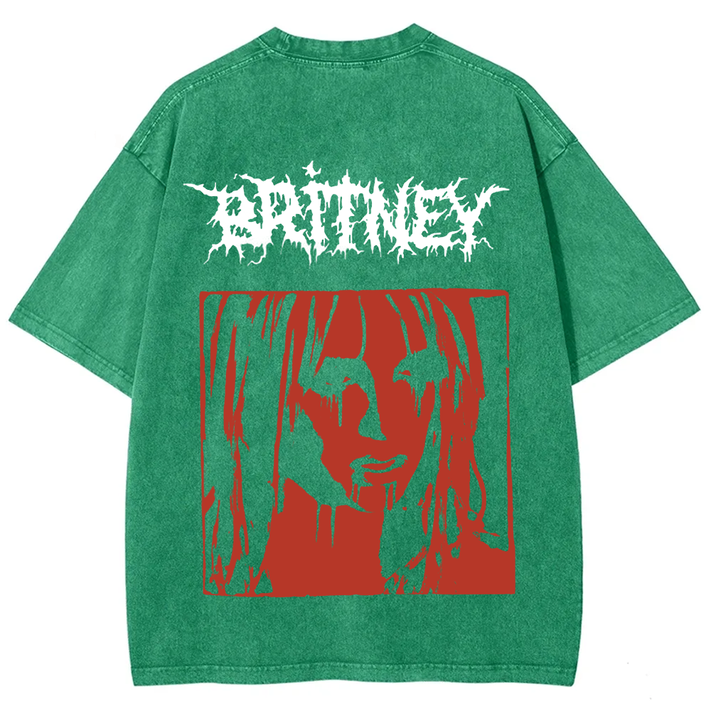 Britney Singer Washed t-Shirt