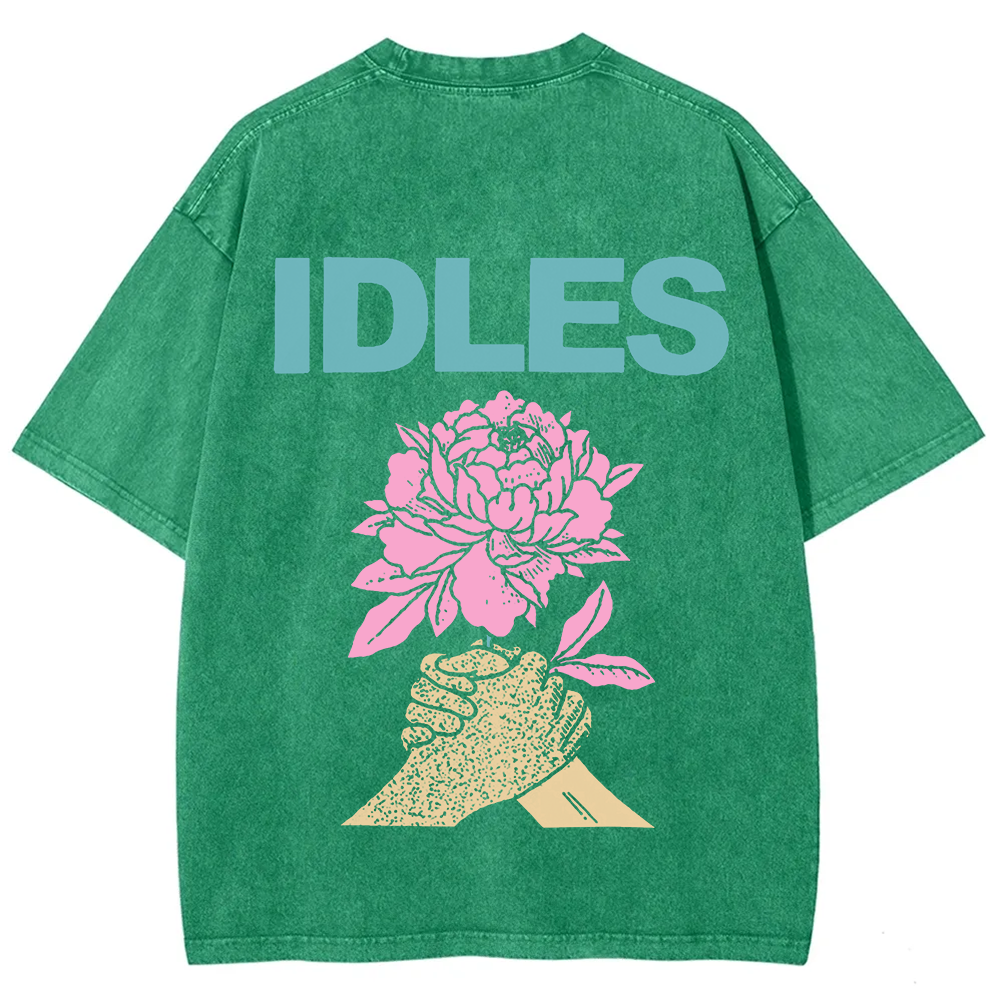  Idles Band Vintage Washed  t-Shirt