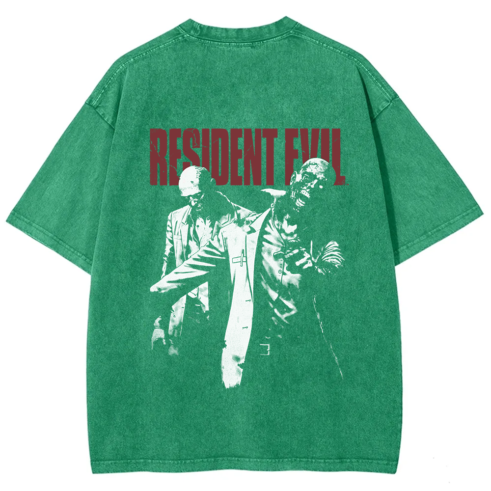 Unisex Vintage Washed Resident Evil Two Zeds t-Shirt
