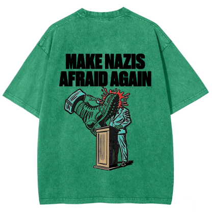 Vintage Washed Make Nazis Afraid Again t-Shirt