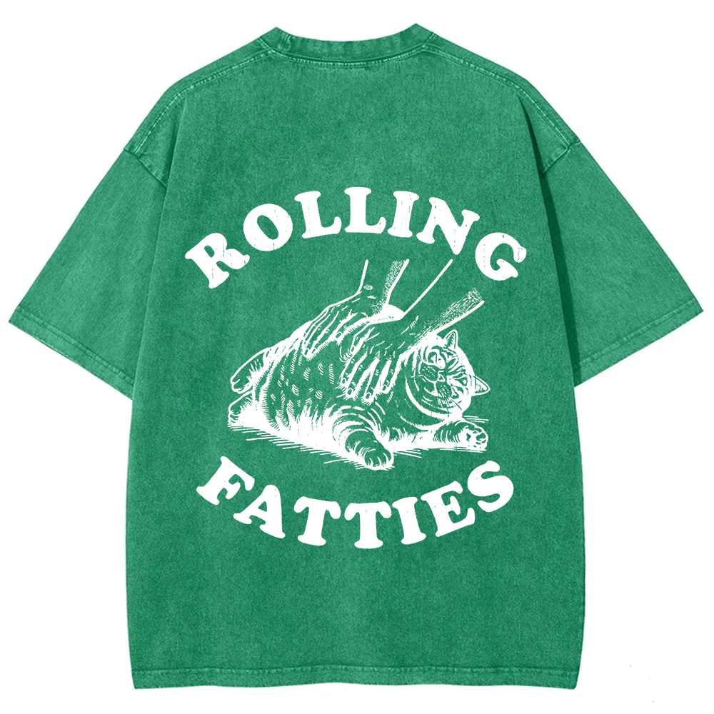Unisex Rolling Fatties Print Classic t-Shirt