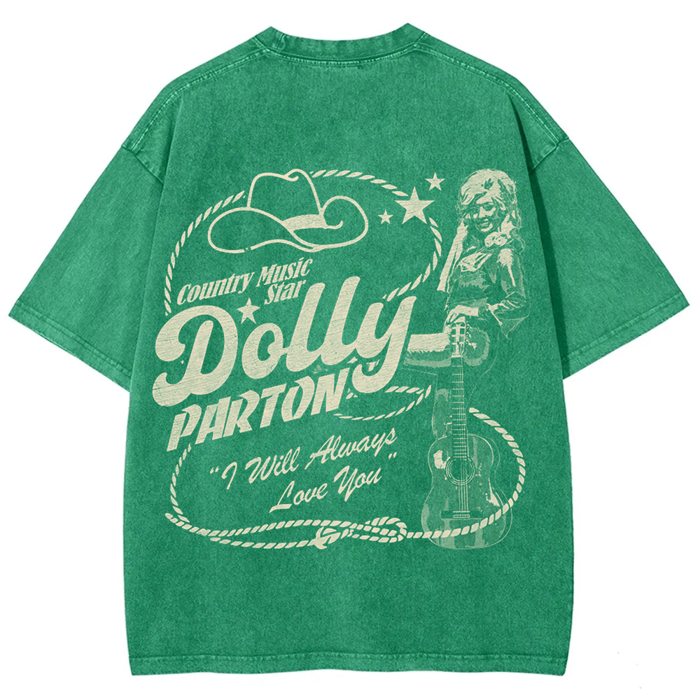 Dolly Parton Singer Washed t-Shirt