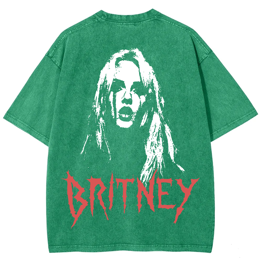 Britney Singer Washed t-Shirt