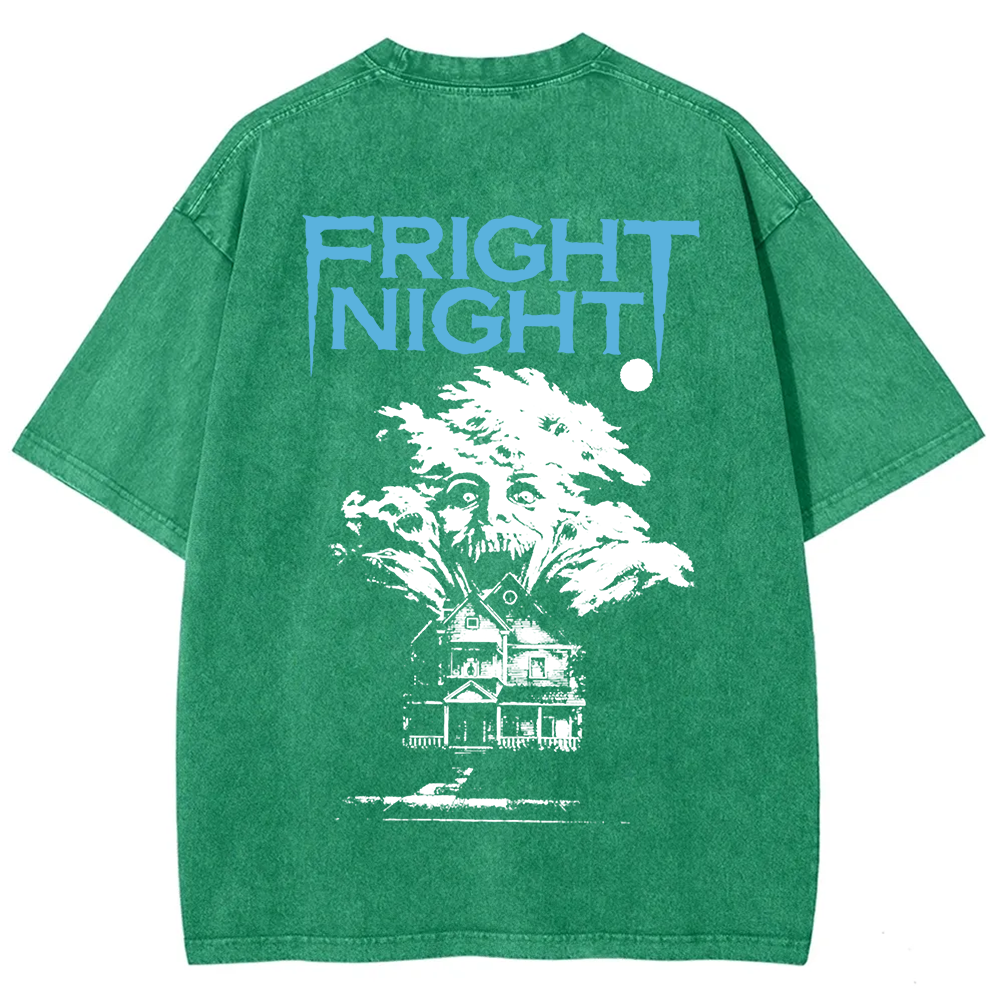 Unisex Vintage Washed Fright Night t-Shirt