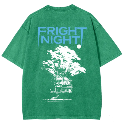 Unisex Vintage Washed Fright Night t-Shirt