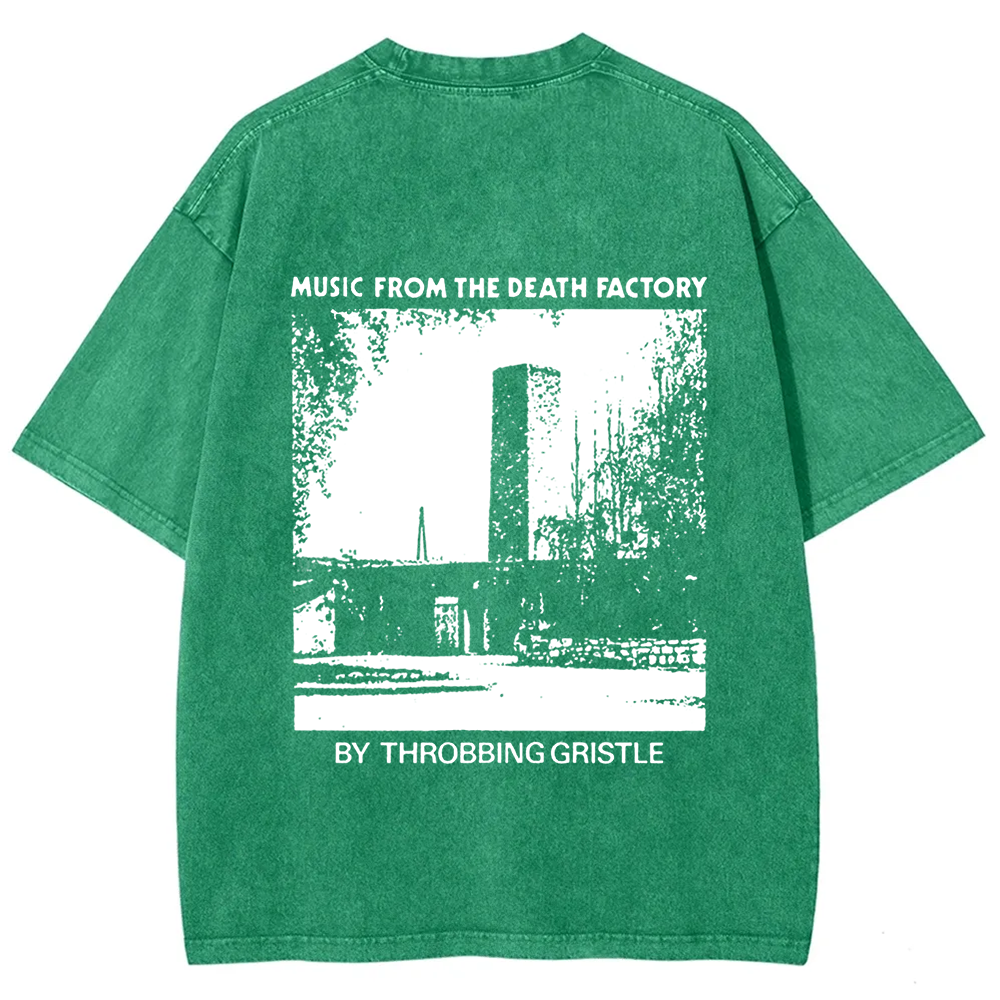 Music From The Death Factory - Throbbing Gristle Band t-Shirt