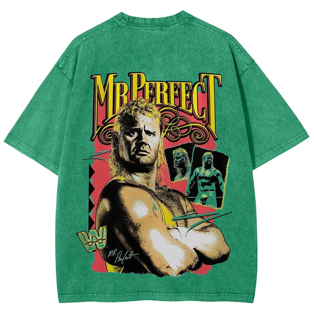 WWE Mr. Perfect Wrestling Casual Printed t-Shirt