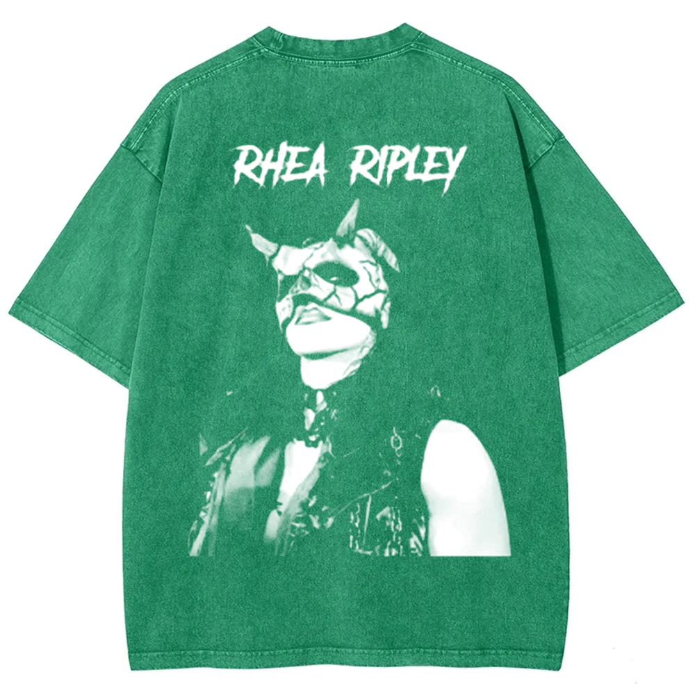WWE Rhea Ripley The Mask Washed t-Shirt