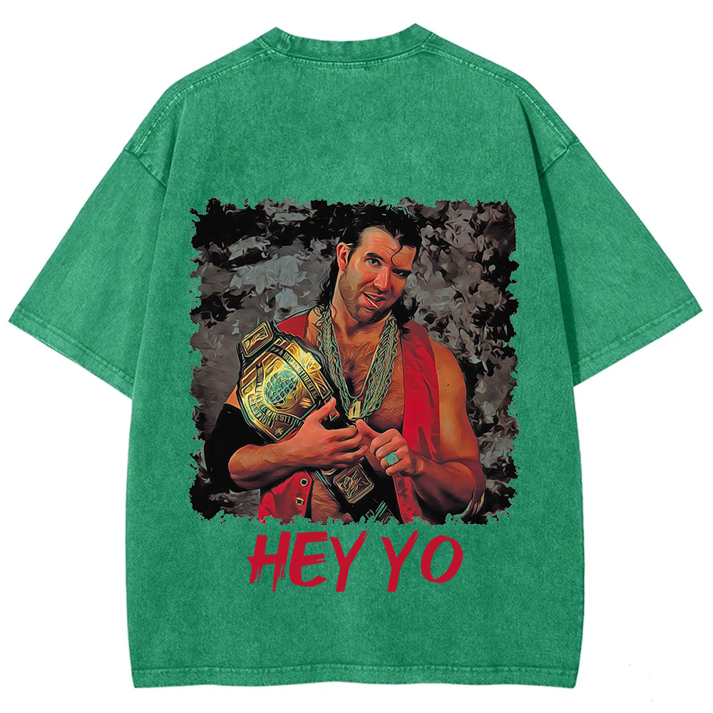 WWE Razor Ramon-Scott Hall HEY YO Casual Printed t-Shirt