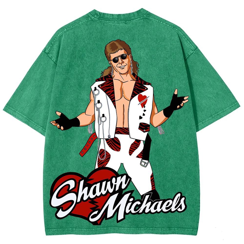 WWE Shawn Michaels Casual Printed t-Shirt