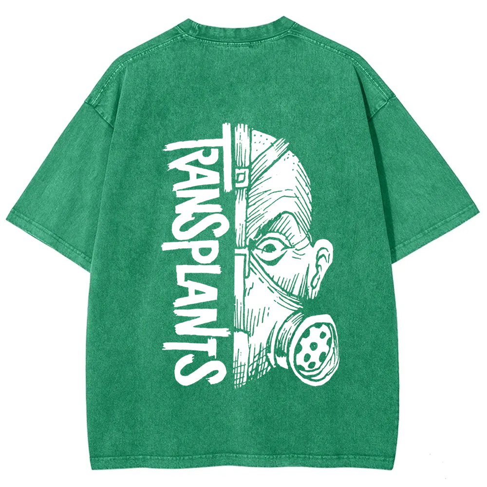 Unisex Vintage Washed Transplants Band t-Shirt