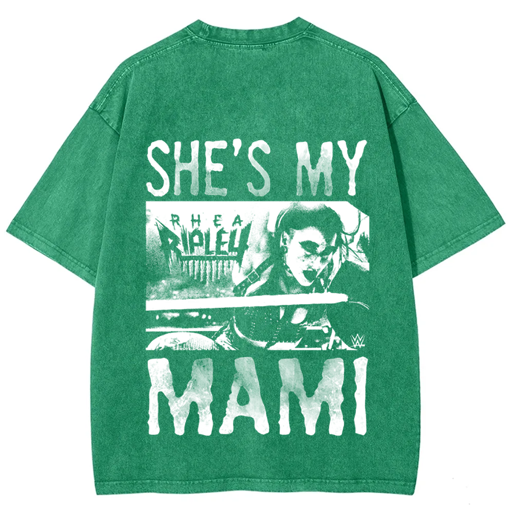 Unisex Vintage WWE Rhea Ripley "she is my mami " t-Shirt