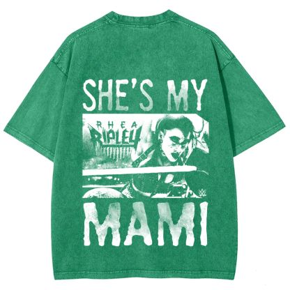 Unisex Vintage WWE Rhea Ripley "she is my mami " t-Shirt