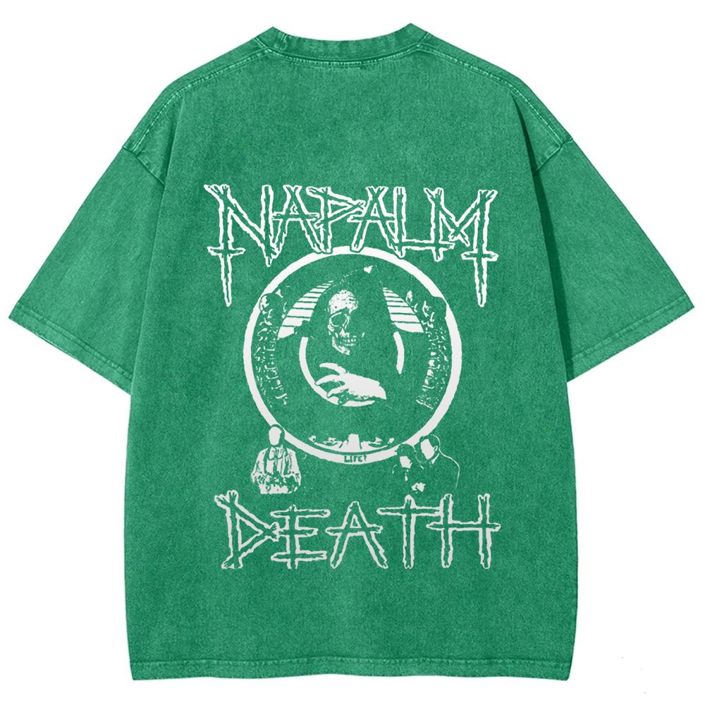 Unisex Vintage  Napalm Death Ban  t-Shirt