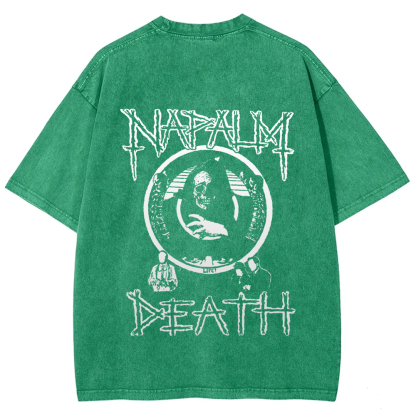 Unisex Vintage  Napalm Death Ban  t-Shirt