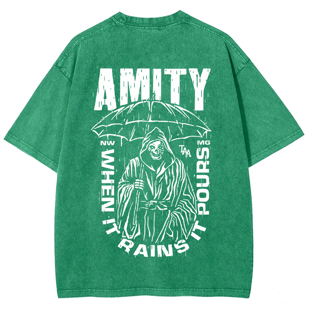 Unisex Vintage The Amity Affliction Band  t-Shirt