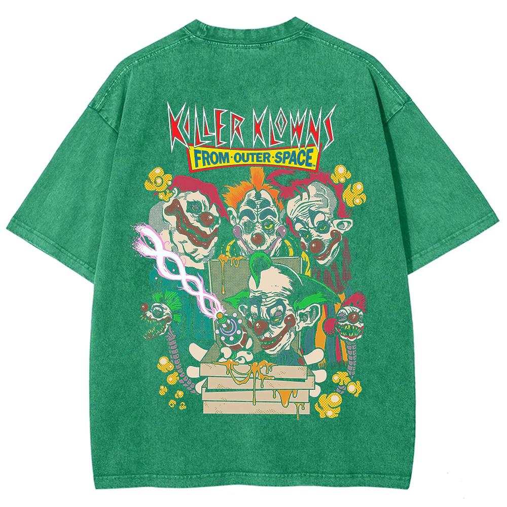 Unisex Vintage Killer Klowns from Outer Space Horror Movie t-Shirt