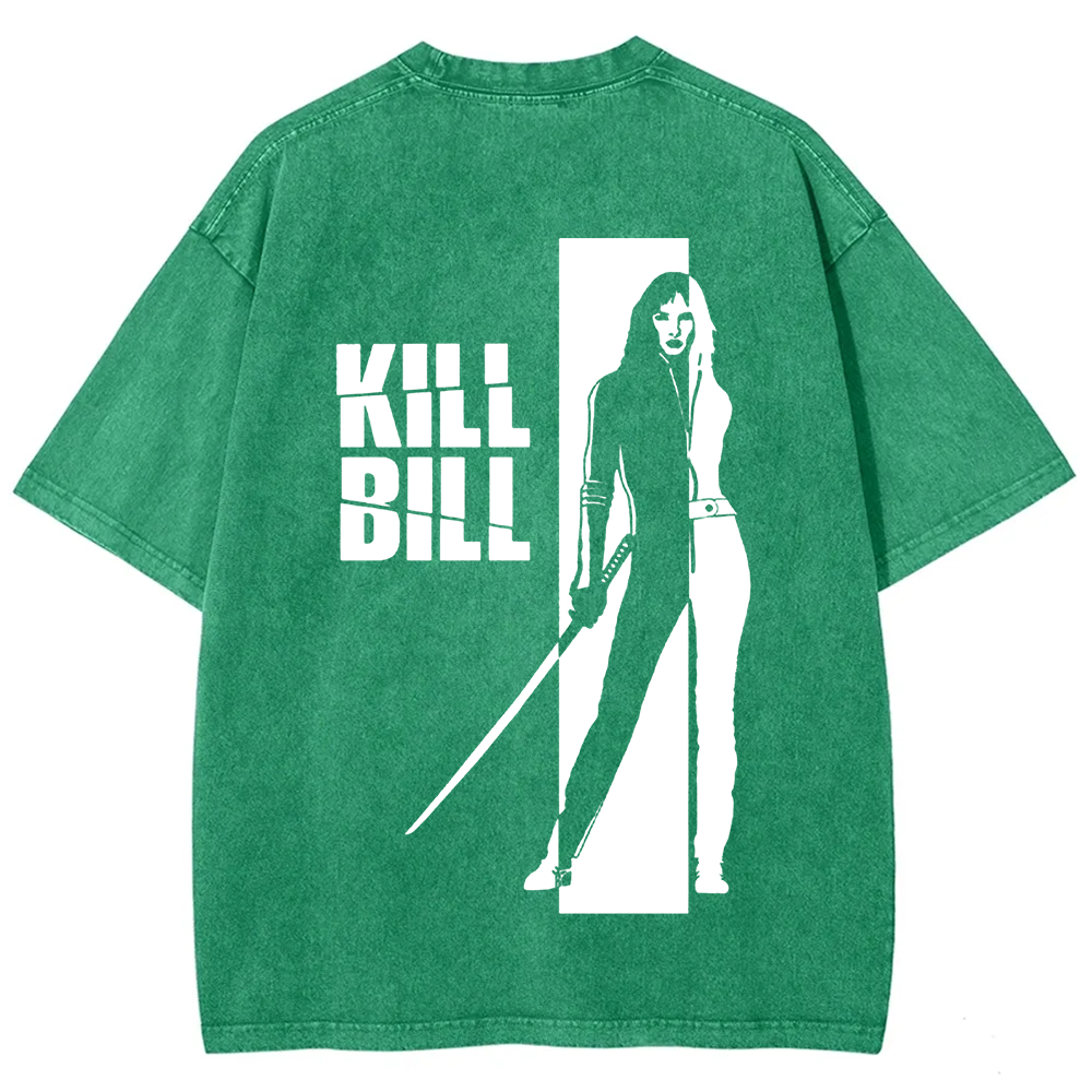 Unisex Vintage  Kill Bill Horror Movie t-Shirt