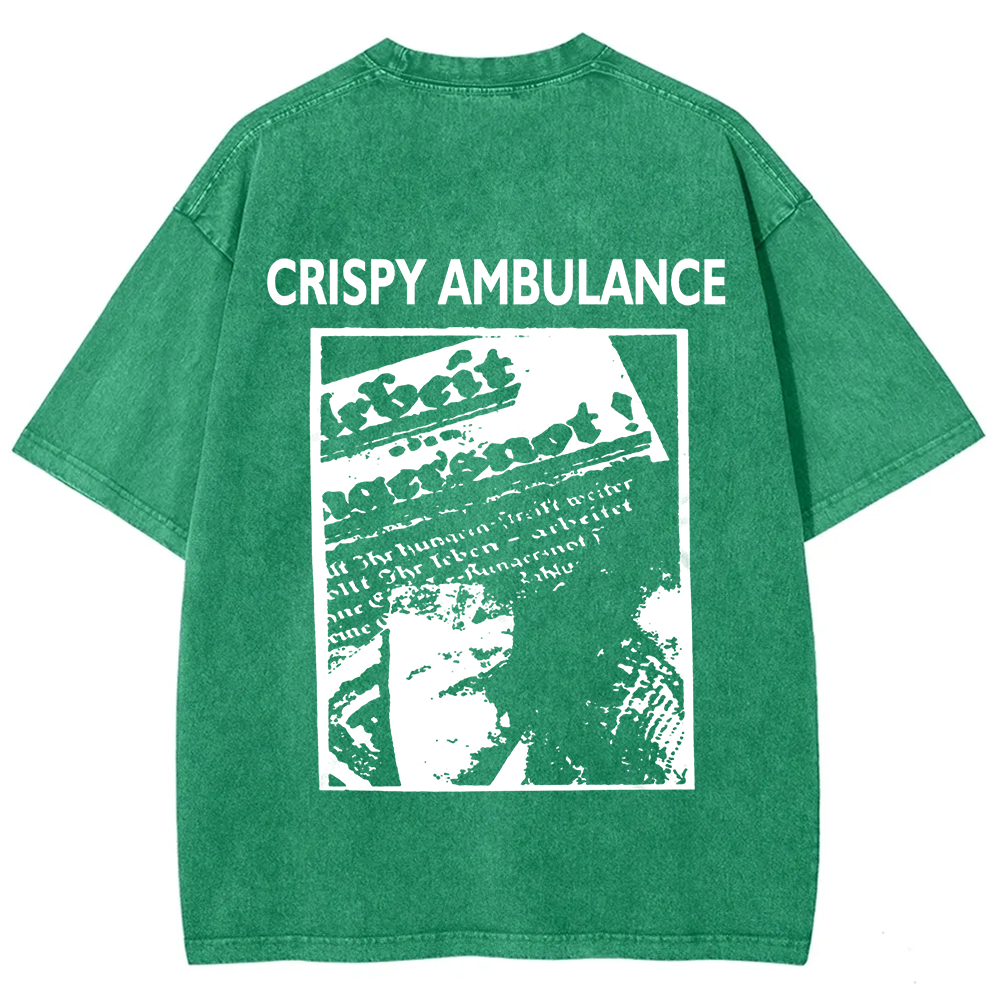 Unisex Vintage Crispy Ambulance Band t-Shirt