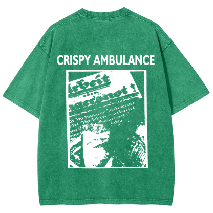 Unisex Vintage Crispy Ambulance Band t-Shirt