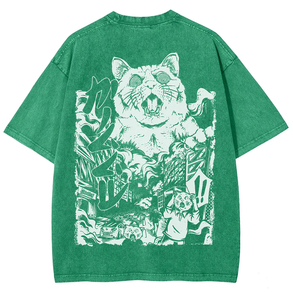 Unisex Vintage Monster Cat t-Shirt