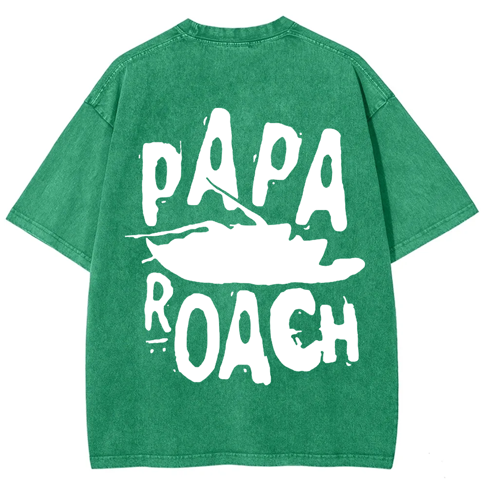 Unisex Vintage Papa Roach Rock Band t-Shirt