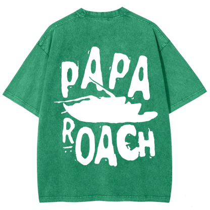 Unisex Vintage Papa Roach Rock Band t-Shirt