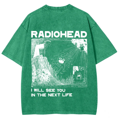 Unisex Vintage  Radiohead Band t-Shirt