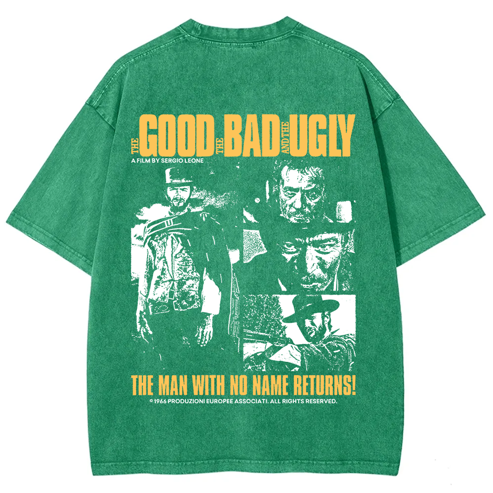 Unisex Vintage  The good, the bad and the ugly movie t-Shirt