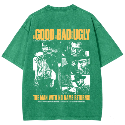 Unisex Vintage  The good, the bad and the ugly movie t-Shirt