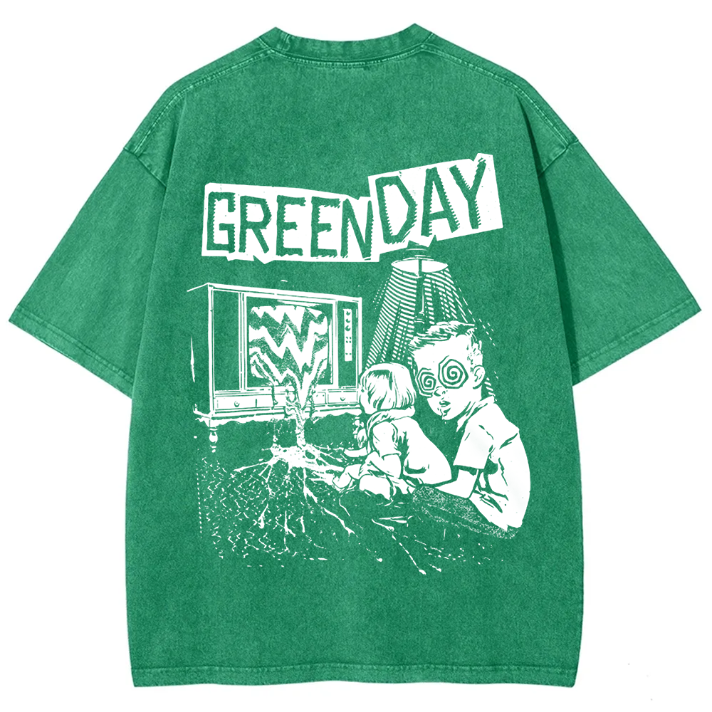Unisex Vintage Green Day Band t-Shirt