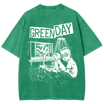 Unisex Vintage Green Day Band t-Shirt