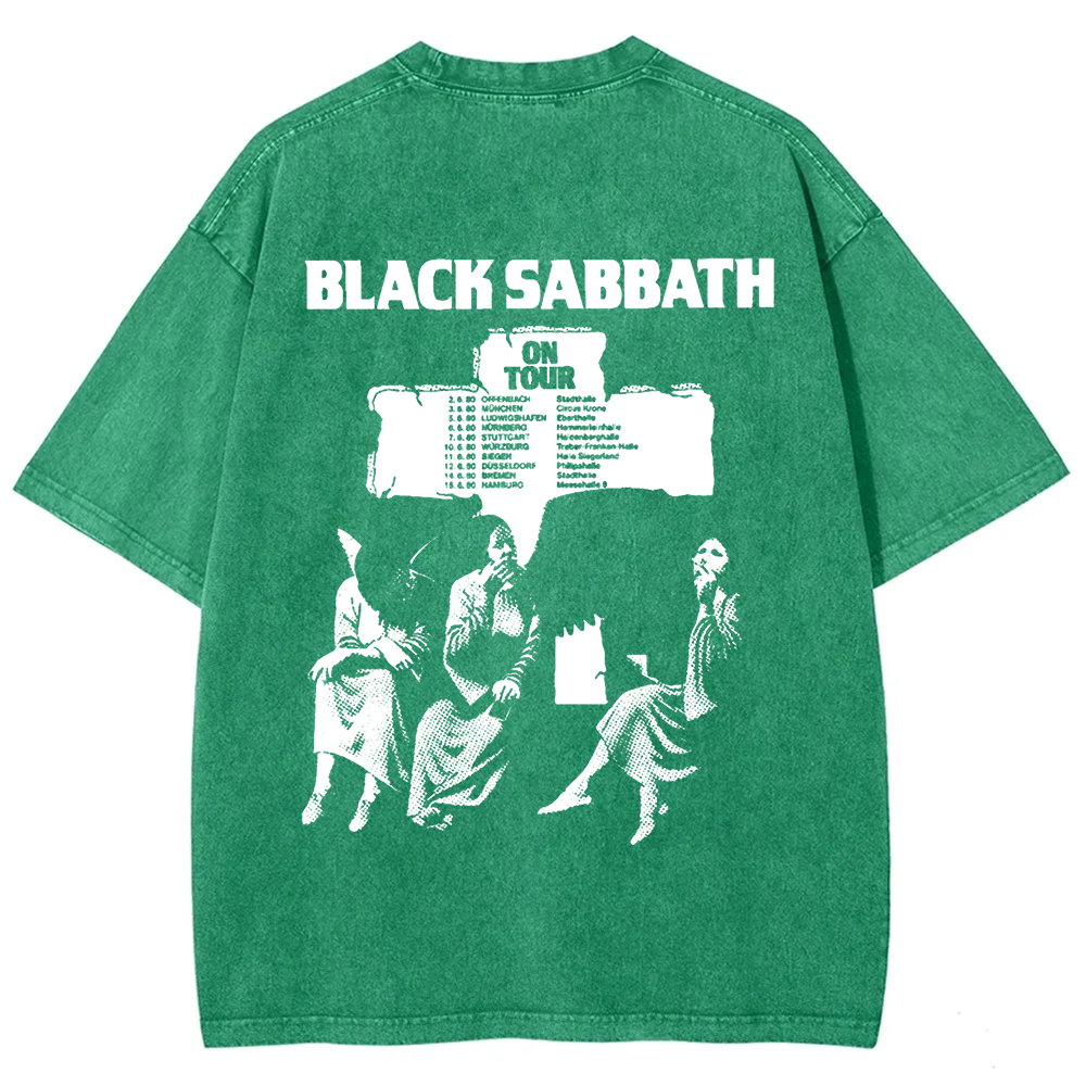 Unisex Vintage  Black Sabbath Band t-Shirt