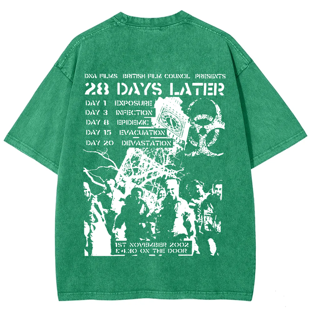 Unisex Vintage 28 Days Later Horror Movie  t-Shirt
