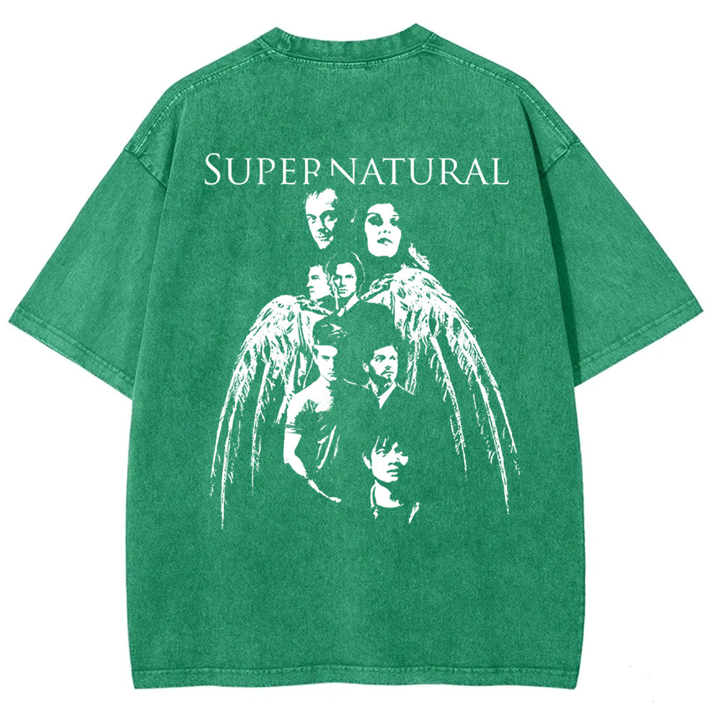 Unisex Vintage Supernatural TV Series t-Shirt