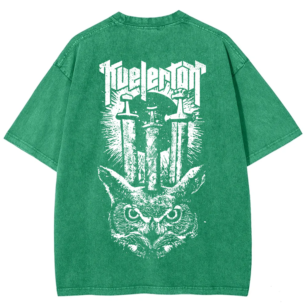 Unisex Vintage Kvelertak Band  t-Shirt