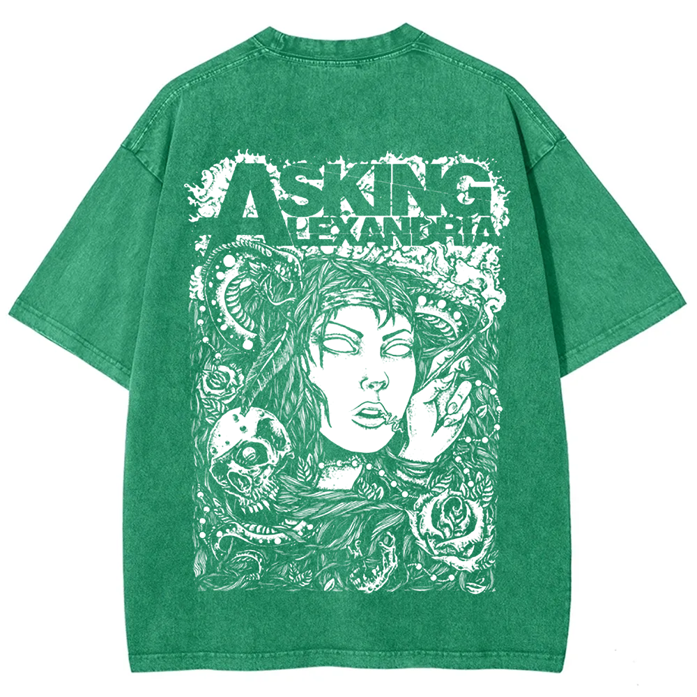 Unisex Vintage Asking Alexandria Band t-Shirt