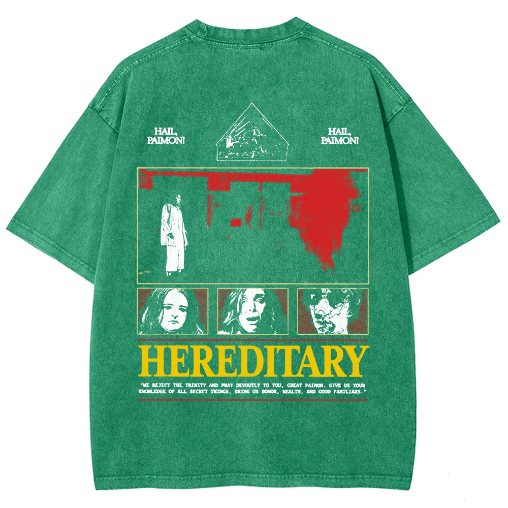 Unisex Vintage Hereditary Horror Movie  t-Shirt