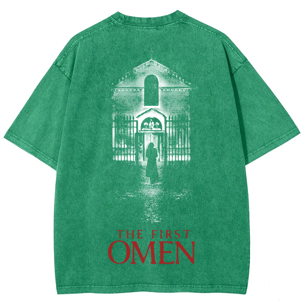 Unisex Vintage The Firts Omen Horror Movie  t-Shirt