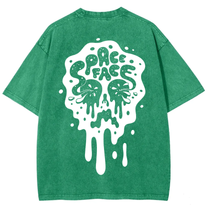 Unisex Vintage Spaceface Band  t-Shirt