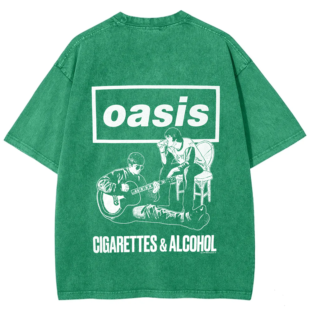 Unisex Vintage Oasis Band t-Shirt