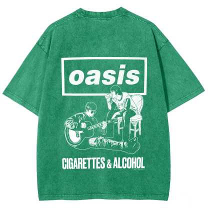 Unisex Vintage Oasis Band t-Shirt