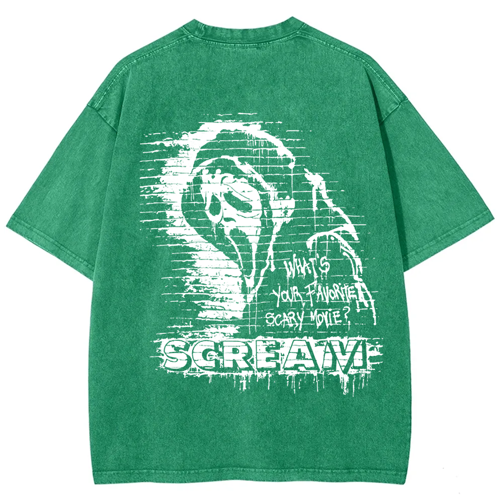Unisex Vintage Scream horror movie t-Shirt