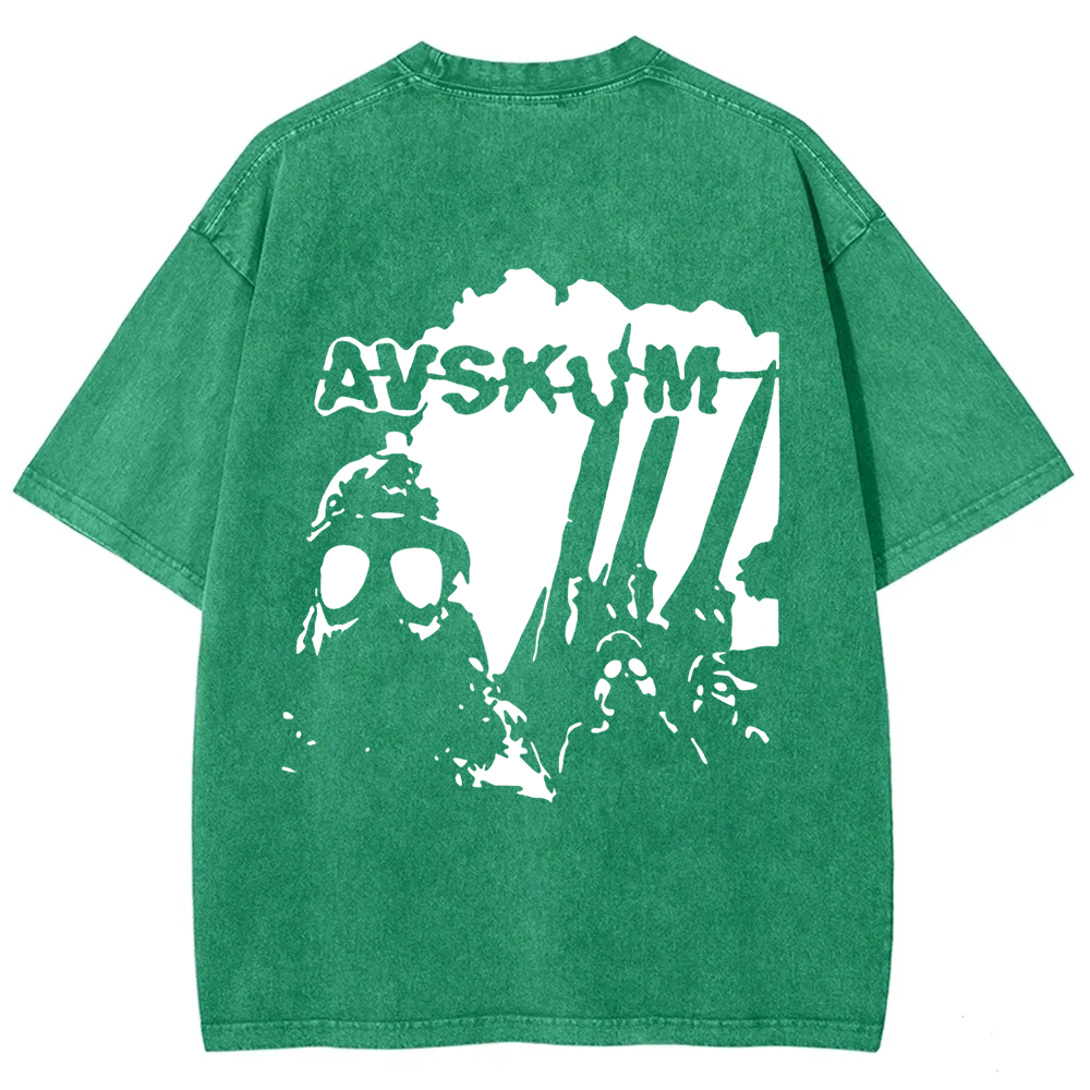 Unisex Vintage Avskum Punk Band  t-Shirt