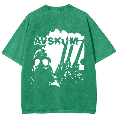 Unisex Vintage Avskum Punk Band  t-Shirt