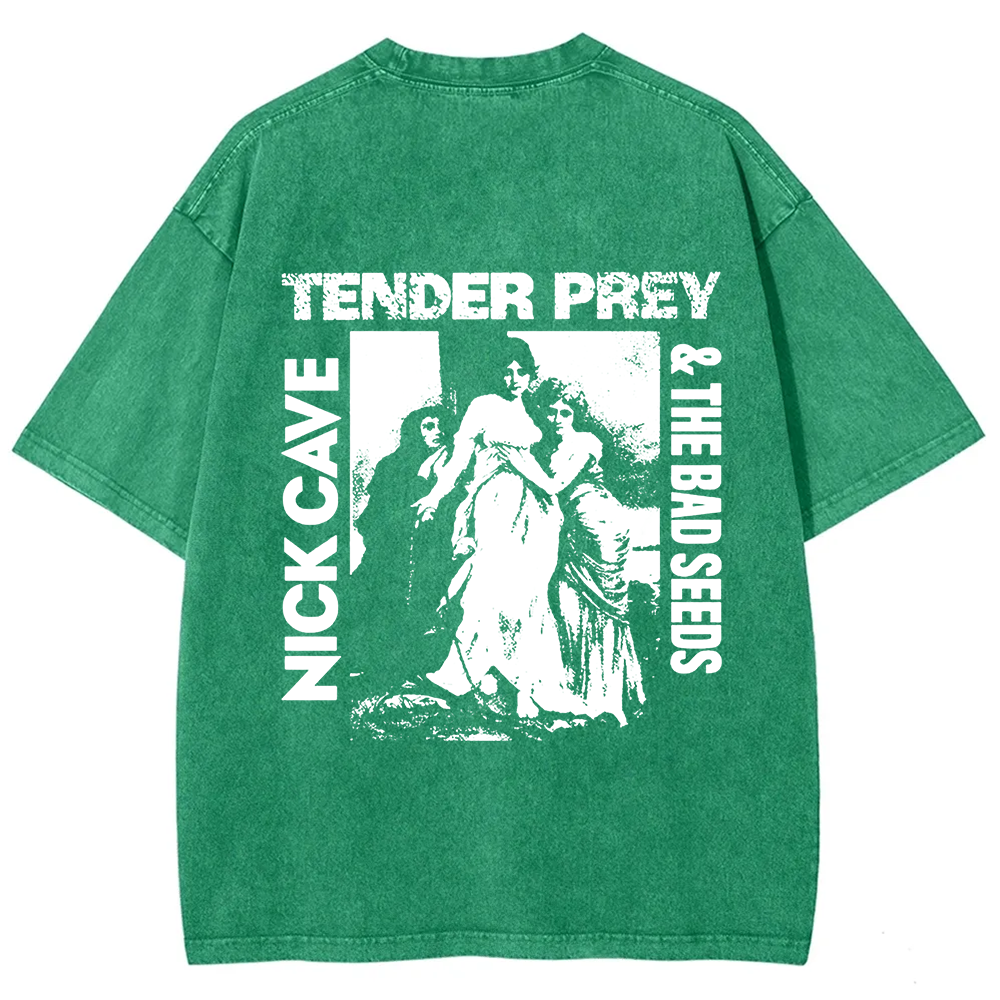 Unisex VintageNick Cave and the Bad Seeds Band Tender Prey Music t-Shirt