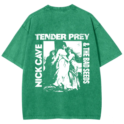Unisex VintageNick Cave and the Bad Seeds Band Tender Prey Music t-Shirt