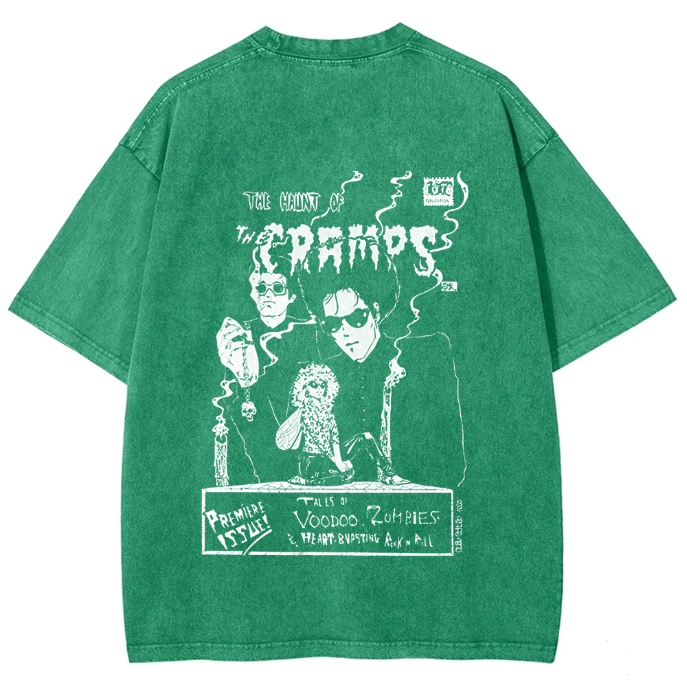 Unisex Vintage The Cramps Rock Band t-Shirt