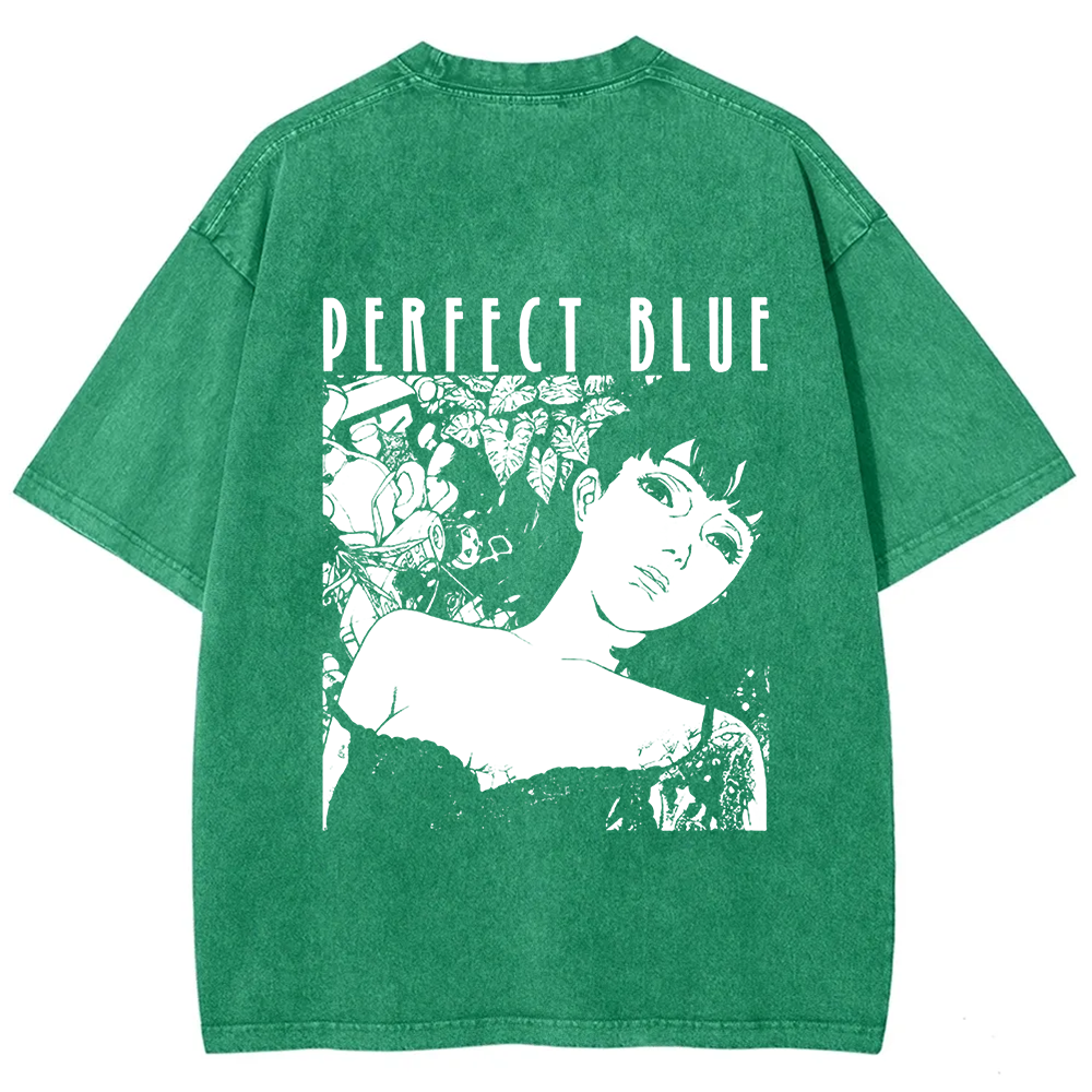 Unisex Vintage  Perfect Blue Horror Movie  t-Shirt