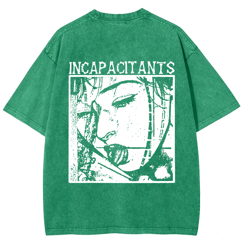 Unisex Vintage Incapacitants Band t-Shirt
